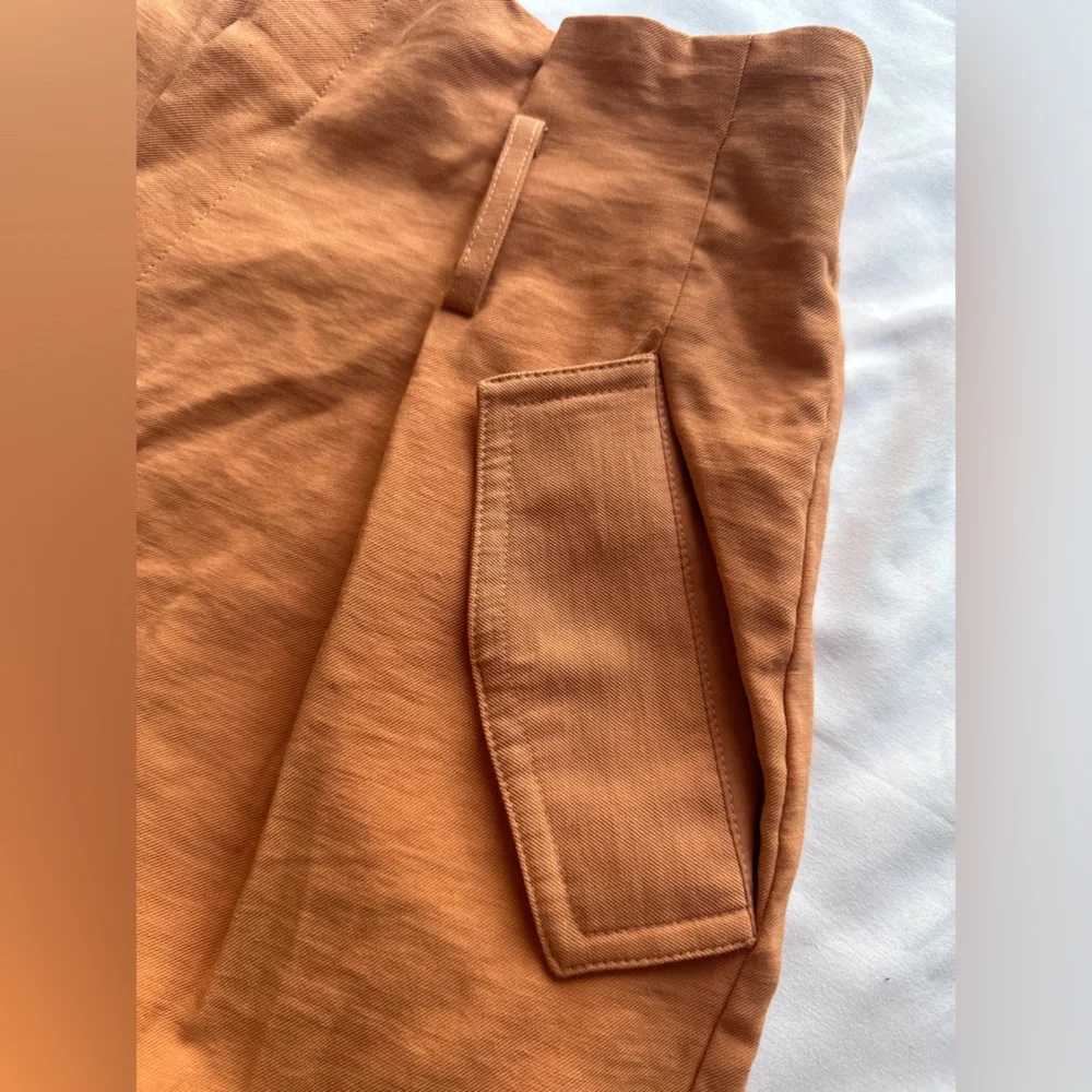 a new day Women's High Waist Orange Shorts - Picture 3 of 5